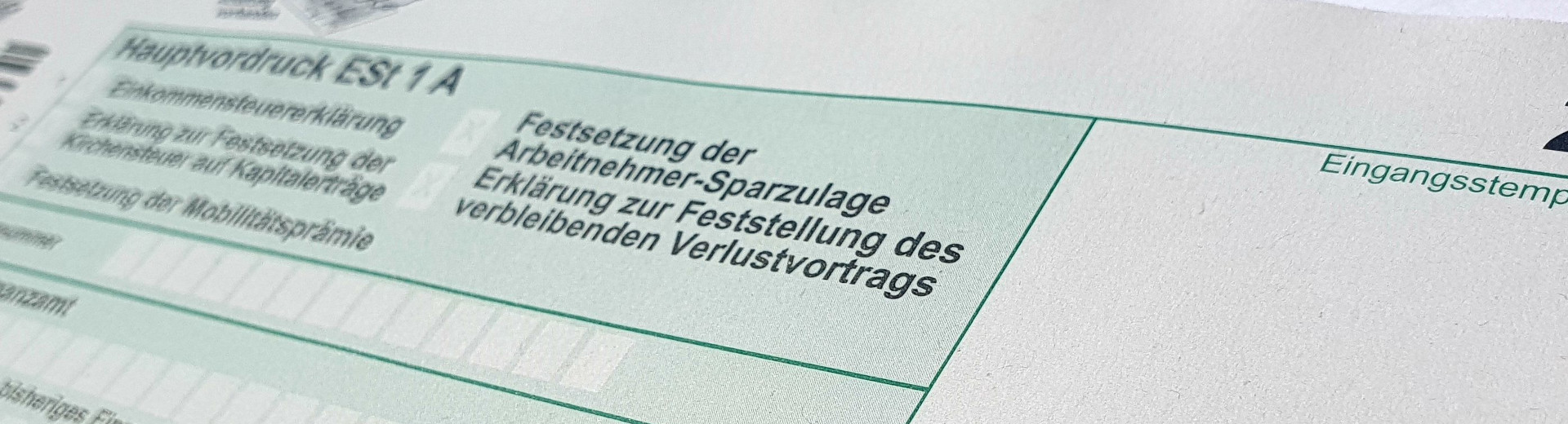 Papiervordrucke zur Steuererklärung